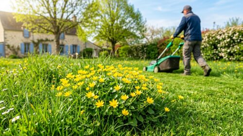 Cette fleur jaune signe le moment idéal pour tondre votre pelouse sans l’abîmer au printemps