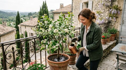 Citronnier en pot : en mars, l’arrosage précis qui évite la chute des fleurs et sauve la floraison