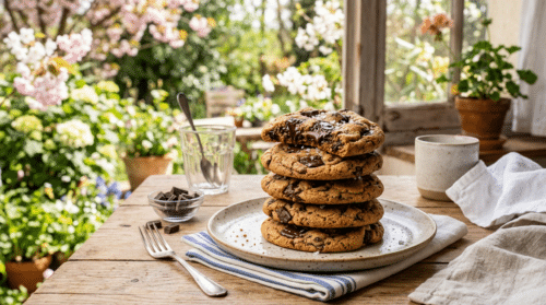 Croquant à souhait et fondant en bouche ce cookie chocolat vous fera fondre