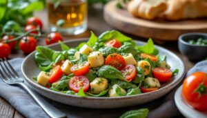 Fraîche et croquante la salade niçoise parfaite quand il fait chaud en mars