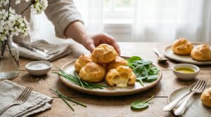 Ma découverte gourmande des gougères végétales fondantes au printemps
