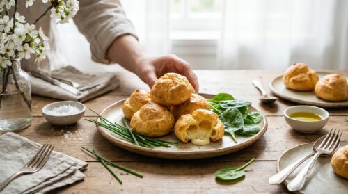 Ma découverte gourmande des gougères végétales fondantes au printemps