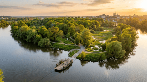Pourquoi tout le monde parle du parc naturel de l’Île Saint-Aubin à Angers ce printemps ?