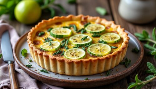 Quiche croustillante et moelleuse aux asperges pour un printemps gourmand et sain