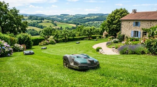 Robots tondeuses envahissent les jardins en Haute-Loire, la corvée de tonte appartient au passé